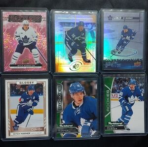 *Star Hockey Player Mitch Marner Lot of 6 Hockey Cards That Includes 2 Rookies*